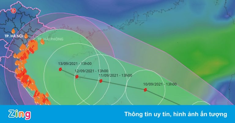 Bão Conson vào Biển Đông đêm nay