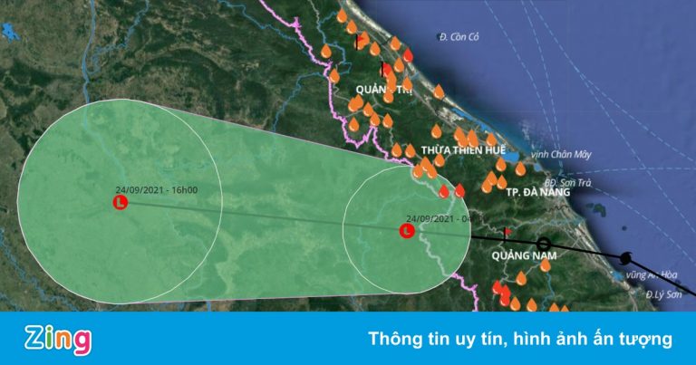 Bão số 6 suy yếu, miền Trung mưa lớn