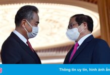 Thủ tướng Phạm Minh Chính tiếp bộ trưởng Ngoại giao Trung Quốc