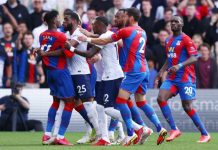 Crystal Palace 0-0 Tottenham: Đội khách còn 10 người Tottenham anh 1