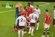 Thủ môn Aston Villa đòi Ronaldo sút phạt đền thay Fernandes Ronaldo anh 1