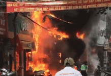 Tạm giữ nghi phạm phóng hỏa khiến 4 ngôi nhà cháy rụi