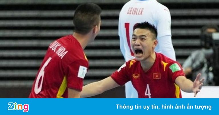 5 cầu thủ futsal Việt Nam tỏa sáng ở vòng bảng World Cup