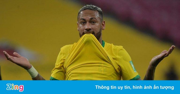 Neymar giúp Brazil thắng trận thứ 8 liên tiếp vòng loại World Cup