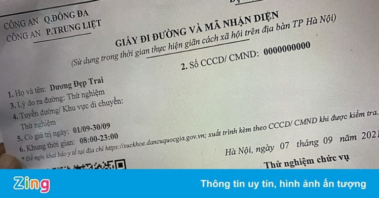 Công an Hà Nội phủ nhận lỗ hổng cấp giấy đi đường