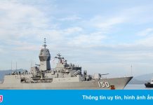 Tàu hải quân lớn nhất của Australia đến vịnh Cam Ranh