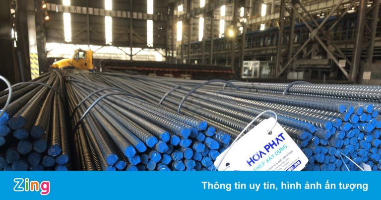 Tiêu thụ thép tháng 8 của Hòa Phát tăng 38%