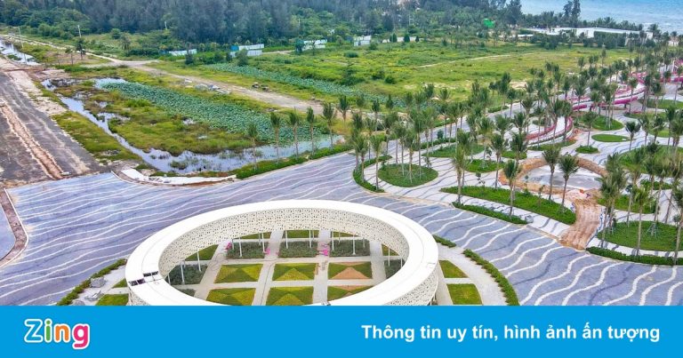 Quảng trường biển rộng 2,1 ha tại Thanh Long Bay Quảng trường biển rộng 2,1 ha tại Thanh Long Bay