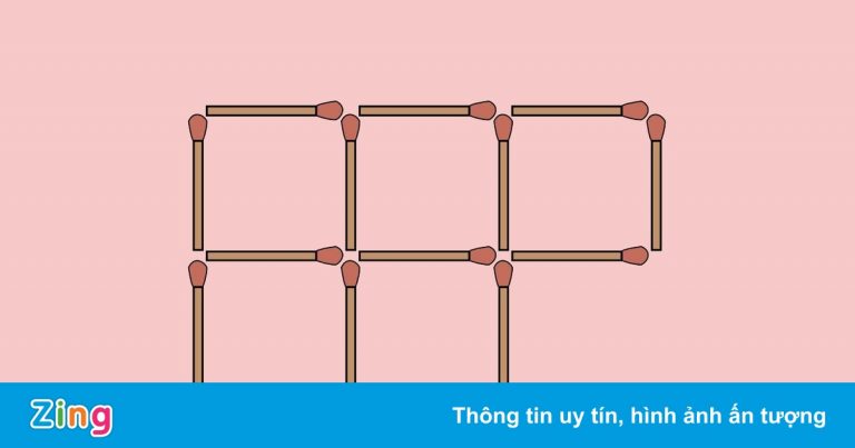 Thử sức với bài toán di chuyển que diêm