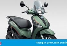 Phiên bản Piaggio Liberty S 125 có sẵn kính chắn gió giá 62 triệu đồng