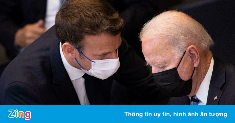 Tổng thống Biden hóa giải căng thẳng với tổng thống Pháp