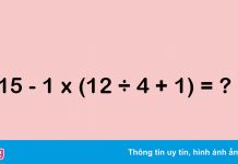 Phép tính tiểu học đơn giản nhưng nhiều người làm sai