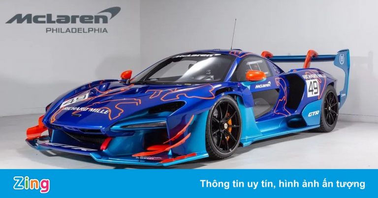Chiếc McLaren Senna GTR sặc sỡ được rao bán giá gần 2 triệu USD Chiếc McLaren Senna GTR sặc sỡ được rao bán giá gần 2 triệu USD