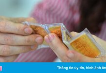 Giá vàng xuống dưới 57 triệu đồng/lượng