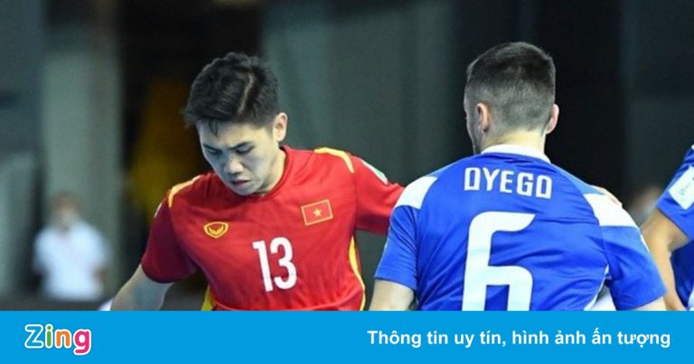 Tuyển futsal Việt Nam hy vọng vào kỳ tích trước CH Czech