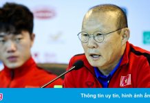 HLV Park phải họp báo online trước trận với Australia ở Mỹ Đình