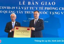 Tỉnh Quảng Tây (TQ) tặng Việt Nam 800.000 liều vaccine Vero Cell