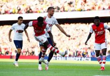 Arsenal 3-0 Tottenham: ‘Pháo thủ’ chơi thăng hoa Arsenal dau Tottenham anh 1