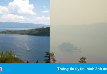 Bức ảnh khu nghỉ dưỡng lột tả hậu quả của trận cháy ở California