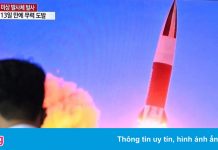 Triều Tiên phóng vật thể bay không xác định