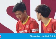 Minh Vương, Tiến Dũng tập theo giáo án riêng ở tuyển Việt Nam