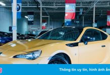 Chiếc Toyota 86 mang phong cách siêu xe Lamborghini