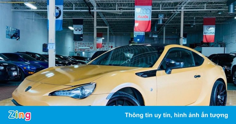 Chiếc Toyota 86 mang phong cách siêu xe Lamborghini