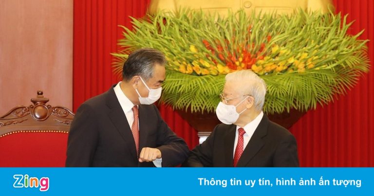 Tổng bí thư Nguyễn Phú Trọng tiếp bộ trưởng Ngoại giao Trung Quốc Tổng bí thư Nguyễn Phú Trọng tiếp bộ trưởng Ngoại giao Trung Quốc