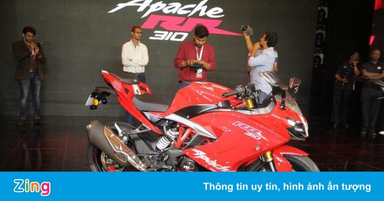 Môtô thể thao Ấn Độ TVS Apache 310 RR ra mắt, dùng động cơ của BMW Môtô thể thao Ấn Độ TVS Apache 310 RR ra mắt, dùng động cơ của BMW