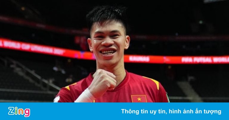 Đắc Huy nén đau, ghi bàn vào lưới tuyển futsal Nga tại World Cup