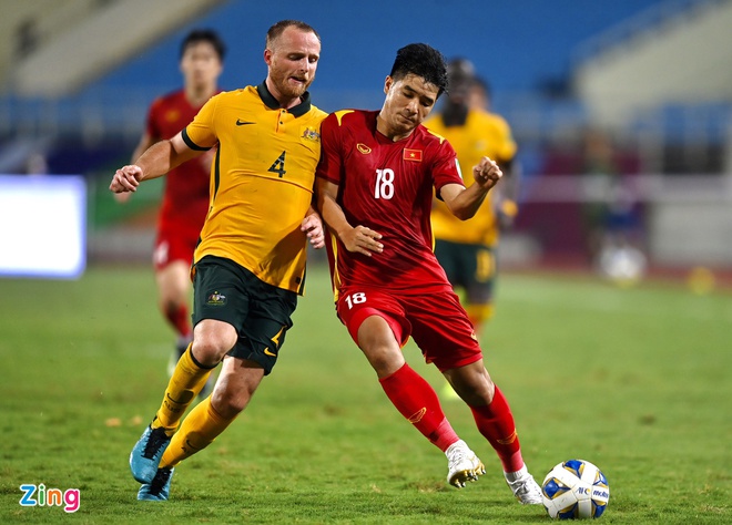 Tuyển Việt Nam thua 0-1 trước Australia trên sân Mỹ Đình