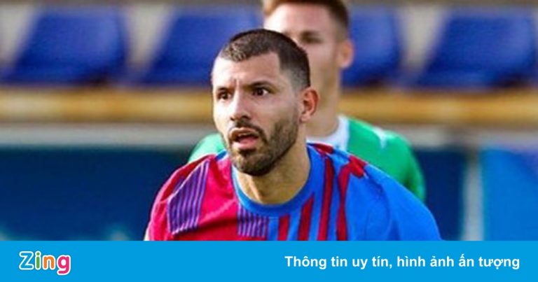 Aguero ghi bàn ở trận đầu khoác áo Barca