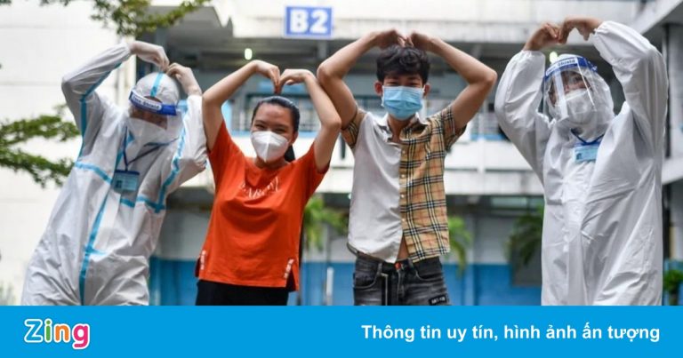 Biệt đội F0 chăm sóc bệnh nhân Covid-19 ở TP.HCM Biệt đội F0 chăm sóc bệnh nhân Covid-19 ở TP.HCM