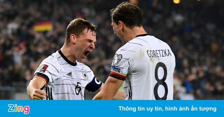 Đức giành vé dự World Cup 2022 Đức giành vé dự World Cup 2022