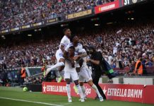 Barca 0-1 Real Madrid: Alaba ghi bàn Barca vs Real anh 1