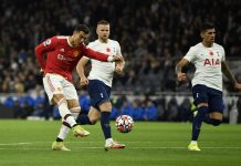 Tottenham 0-1 Man Utd: Ronaldo bị tước bàn thắng ở hiệp 2 Tottenham dau Man Utd anh 1