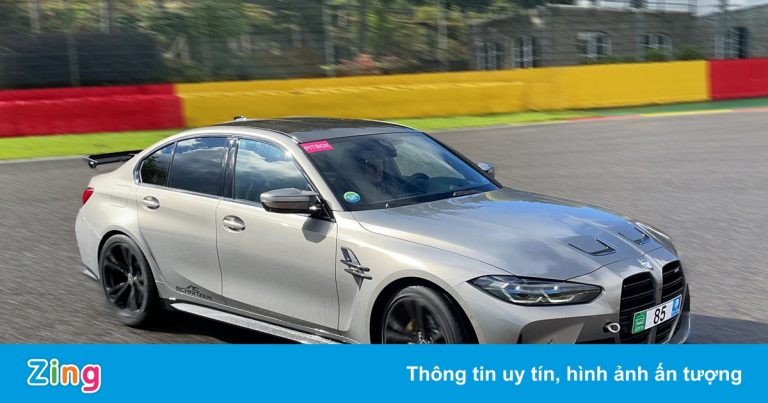 Cận cảnh chiếc BMW M3 mạnh 590 mã lực