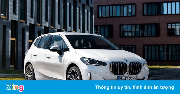 BMW 2-Series Active Tourer thế hệ mới sử dụng lưới tản nhiệt cỡ lớn