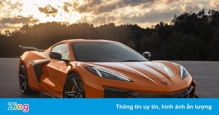 Chevrolet Corvette Z06 2023 trang bị động cơ V8 mạnh 670 mã lực