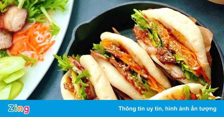 Món bánh bao kẹp thịt kiểu Đài Loan dễ làm tại nhà Món bánh bao kẹp thịt kiểu Đài Loan dễ làm tại nhà