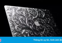 Chiếc MacBook được chạm khắc thủ công bởi nghệ nhân Việt