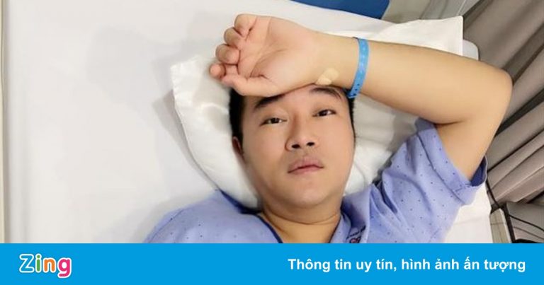 Ca sĩ Minh Quân phẫu thuật cắt một phần dạ dày