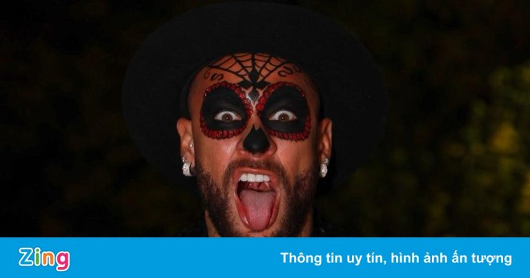 Tạo hình Halloween của Neymar, Kylian Mbappe