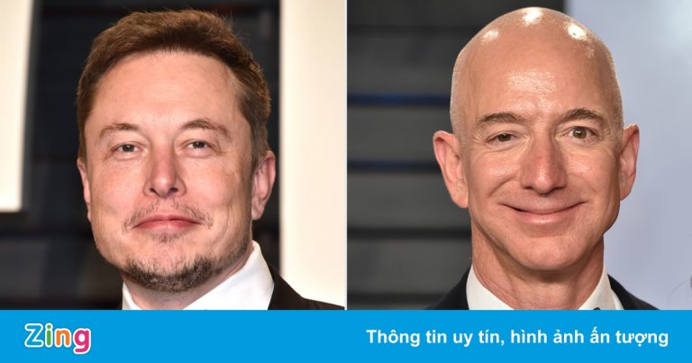 Elon Musk châm chọc Jeff Bezos