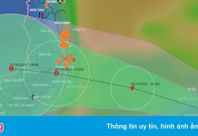 Áp thấp nhiệt đới hướng vào Bình Định – Bình Thuận