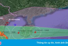 Bão số 8 di chuyển nhanh vào miền Trung
