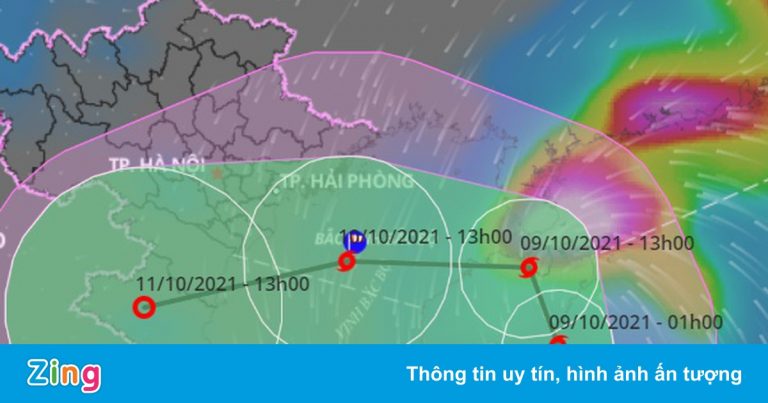 Miền Bắc có thể mưa 300 mm do bão số 7