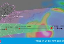Bão số 8 đang ở giai đoạn mạnh nhất