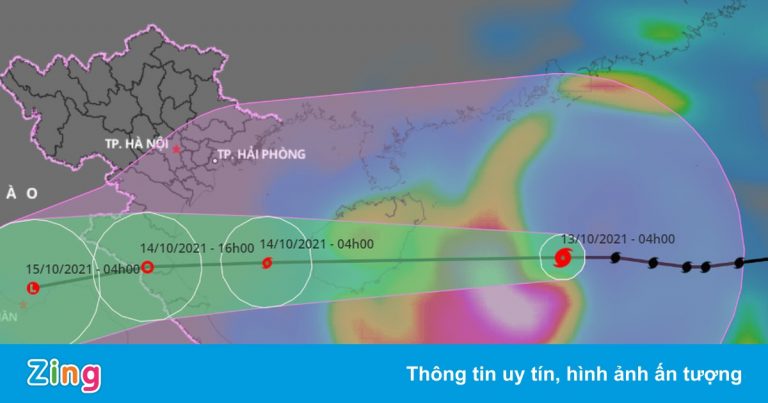 Bão số 8 đang ở giai đoạn mạnh nhất