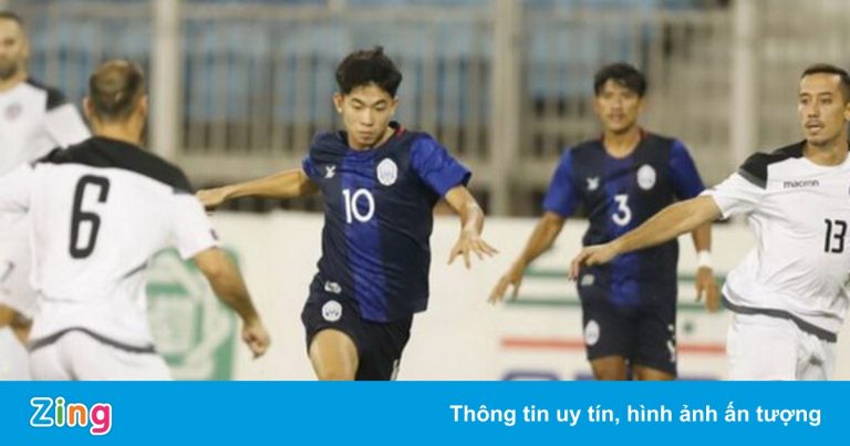 Campuchia vượt qua vòng play-off Asian Cup